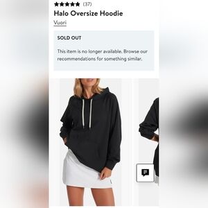 Vuori Halo Oversize Hoodie XS